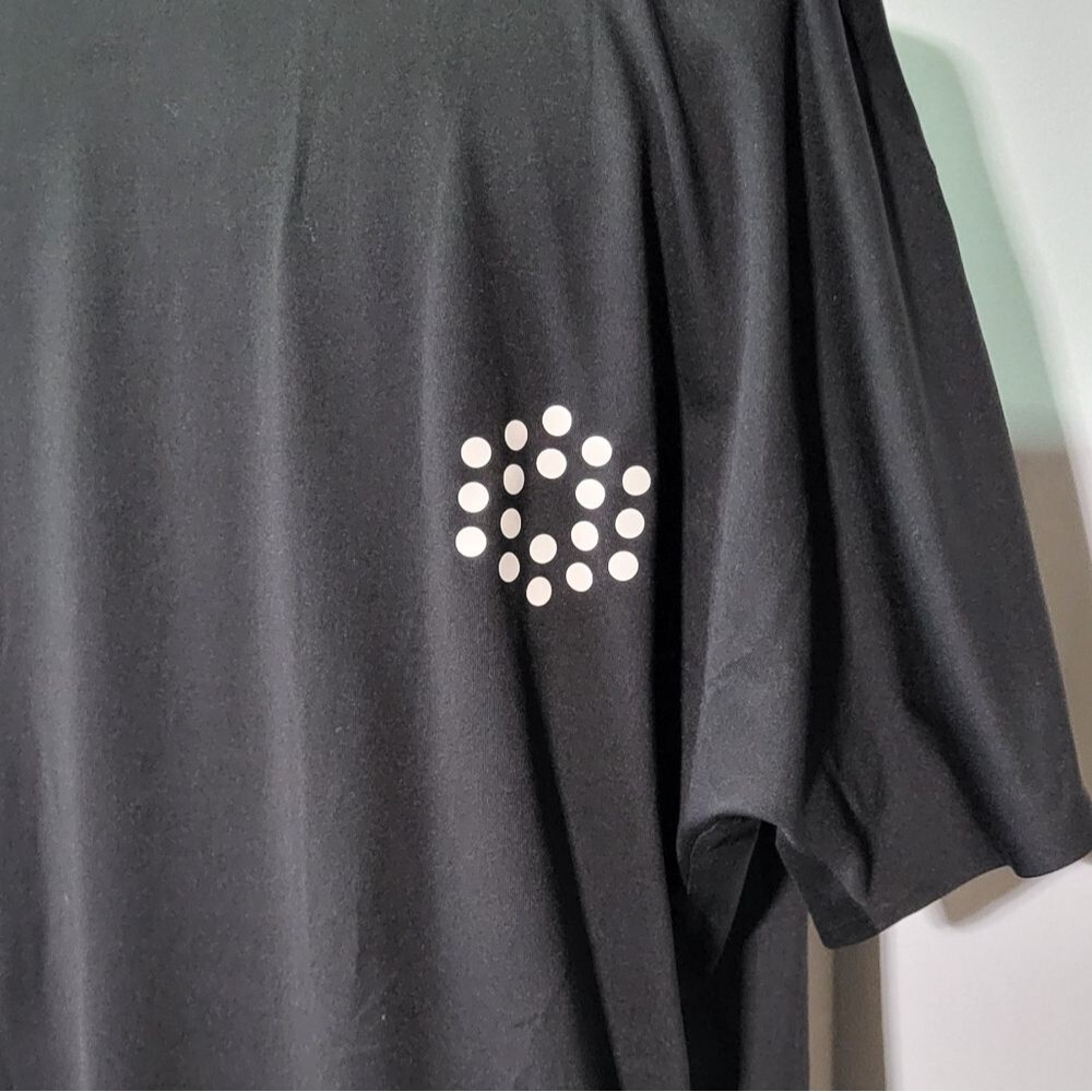 Puma Sport Lifestyle Men's Black Logo Print Short Sleeve Polo Shirt Size Large - Picture 7 of 8